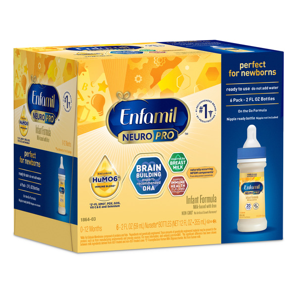 Sữa Công Thức Pha Sẵn Enfamil NeuroPro Infant Formula – Lốc 6 Chai x 2 Oz