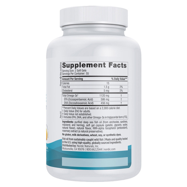 Viên Uống Dầu Cá Nordic Naturals Omega Mini Fish Oil – Hộp 110 Viên