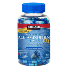 Viên Uống Giảm Đau Hỗ Trợ Giấc Ngủ Kirkland Signature Acetaminophen PM – Hộp 375 Viên