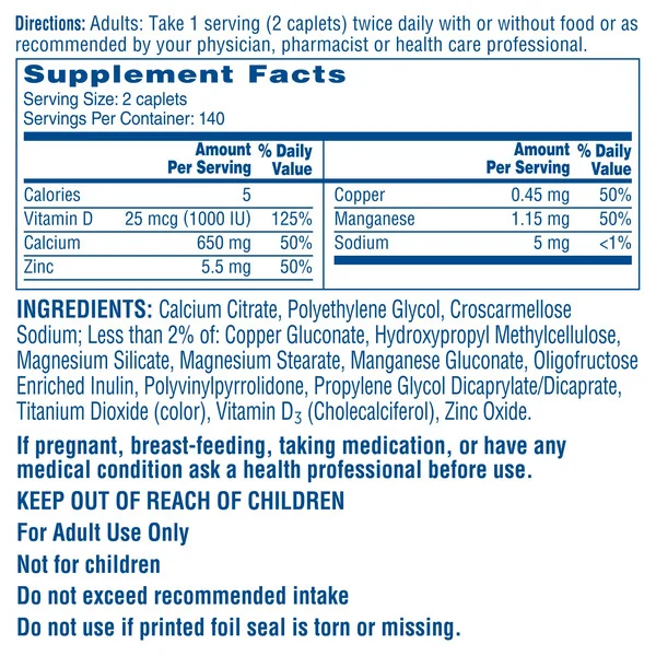 Viên Uống Hỗ Trợ Xương Khớp Citracal Maximum Plus Calcium Citrate + D3 – 280 Viên Nén