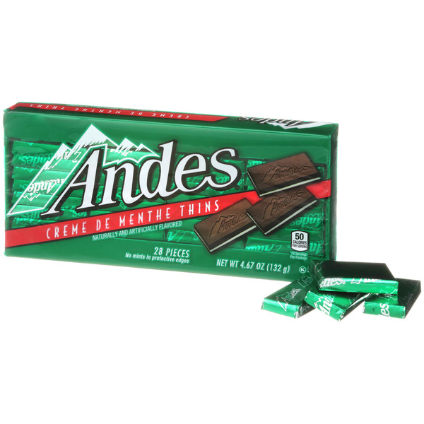 Kẹo Socola Andes Crème de Menthe Thin Mints – Hộp 4.67 oz