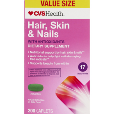 Viên Uống CVS Health Hair, Skin & Nails with Antioxidants – Hộp 200 Viên