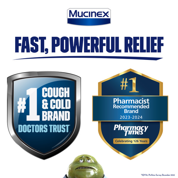 Viên Uống Hỗ Trợ Long Đờm & Thông Thoáng Đường Thở Mucinex 12-Hour Chest Congestion – Hộp 120 viên