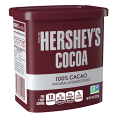 Bột Ca Cao Nguyên Chất Không Đường HERSHEY'S Natural Unsweetened Cocoa Powder 100% Cacao – Hộp 8 Oz