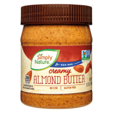 Bơ Hạnh Nhân Simply Nature Creamy Almond Butter – Hũ 12 Oz 