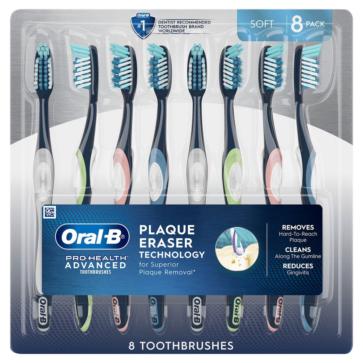 Bàn Chải Đánh Răng Oral-B Pro-Health Advanced Soft/Medium 8 Cây – Set 8 Chiếc
