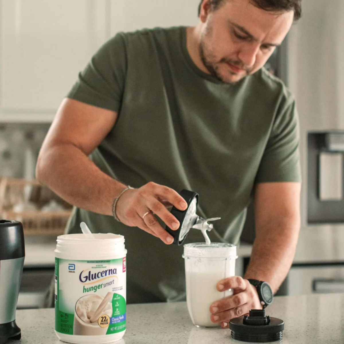Sữa Bột Dinh Dưỡng Dành Cho Người Tiểu Đường Vị Vani Glucerna Hunger Smart Classic Vanilla – Set 2 Hộp x 22.3 Oz