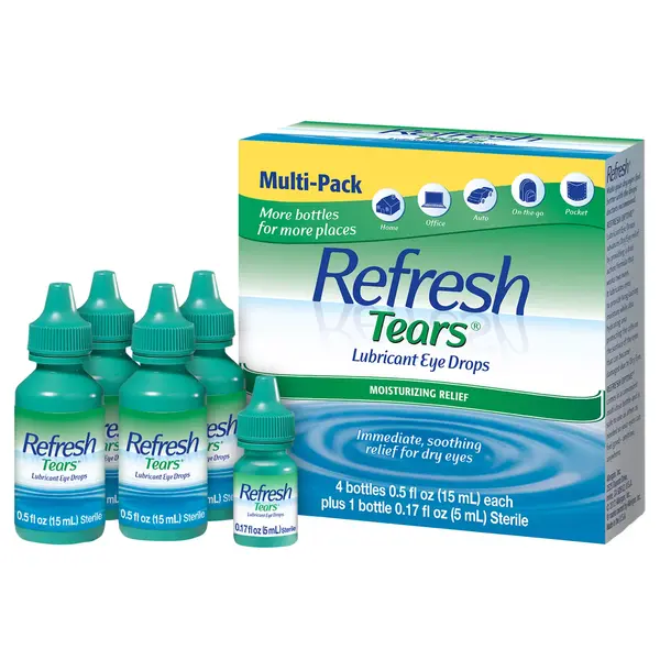 Thuốc Nhỏ Mắt Refresh Tears Lubricant Eye Drops - Hộp 4 Chai X 15ml