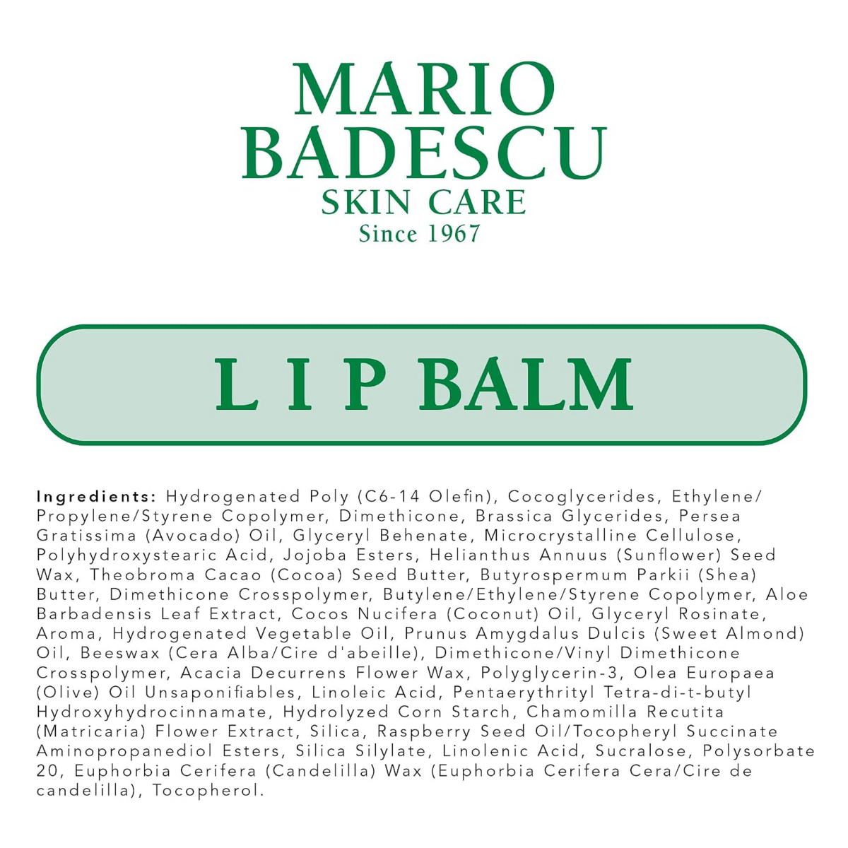 Son Dưỡng Môi 3 Hương Mario Badescu Moisturizing Lip Balm Original, Rose & Mint – Set 3 Tuýp x 10g