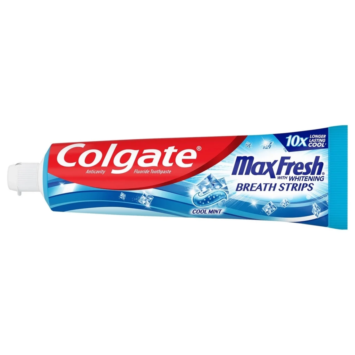 Kem Đánh Răng Colgate MaxFresh Toothpaste with Mini Breath Strips Cool Mint - 5 Tuýp X 206g