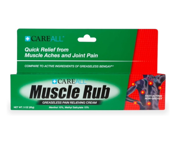 Kem Hỗ Trợ Giảm Đau Cơ Và Khớp CareAll Muscle Rub Ultra Strength – Tuýp 3 Oz