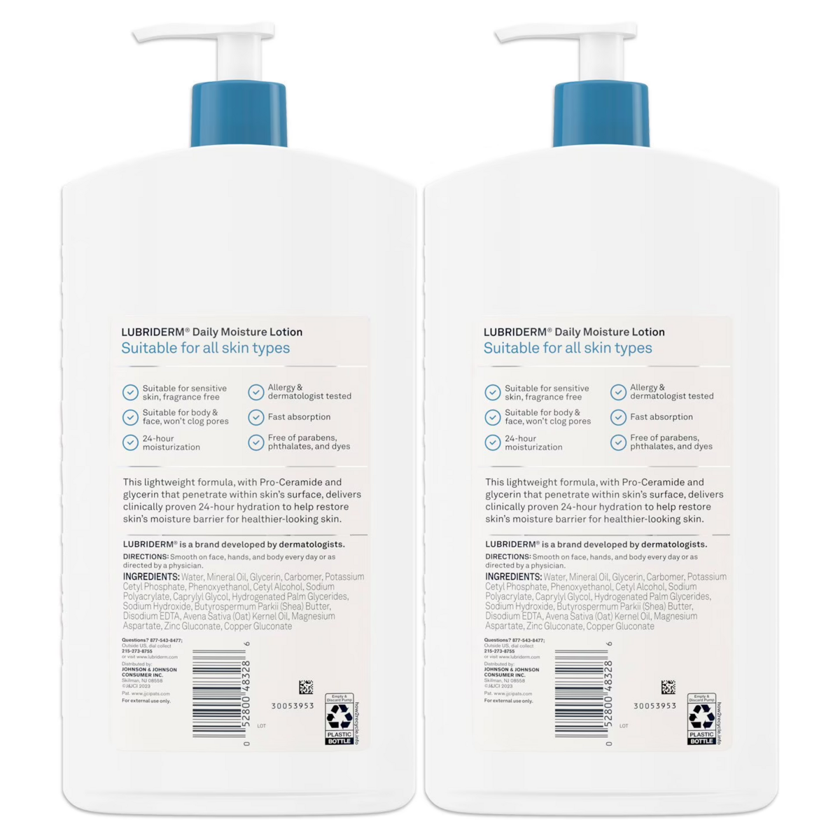 Sữa Dưỡng Thể Lubriderm Daily Moisture Body Lotion – Set 2 Chai x 709ml 