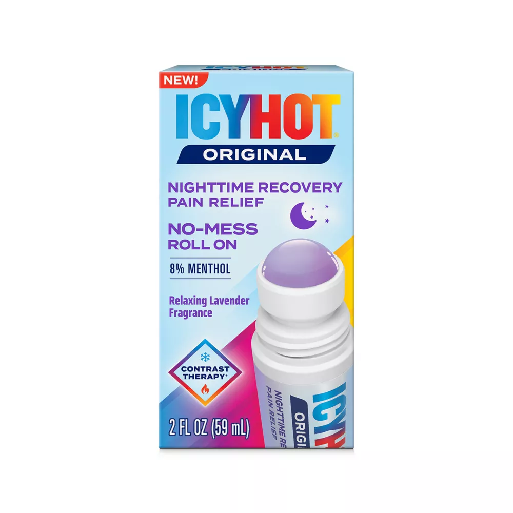 Kem Bôi Giảm Đau Ngoài Da Ban Đêm Icy Hot Original Nighttime Recovery Roll-On – Thanh 2.5 Oz