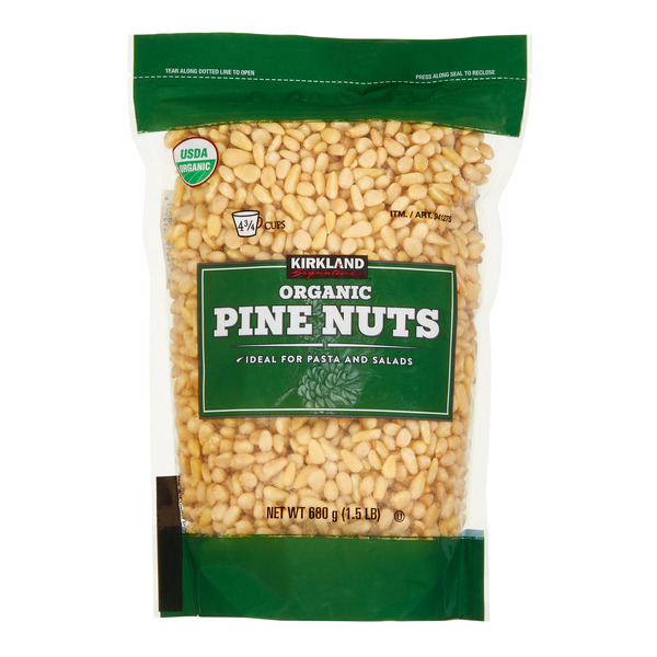 Hạt Thông Hữu Cơ Kirkland Signature Organic Pine Nuts – Túi 680g