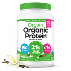 Bột Protein Thực Vật Orgain Organic Hương Vanilla Bean – Hộp 1243g