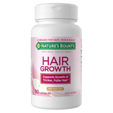 Viên Uống Nature's Bounty Optimal Solutions Hair Growth – Hộp 90 Viên