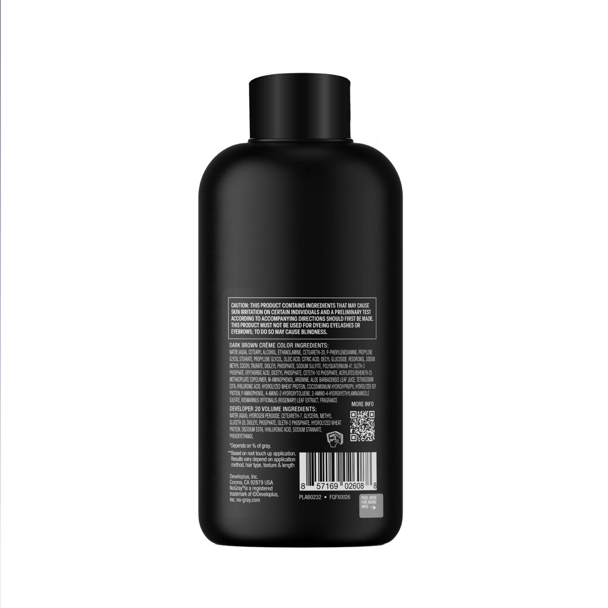Dầu Gội Phủ Đen Nâu Đen No Gray Quick Color Shampoo Dark Brown  – Chai 8.45 Oz 
