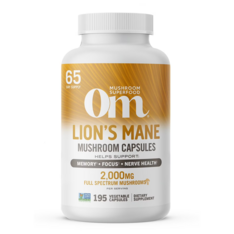 Viên Uống Hỗ Trợ Não Bộ Lion’s Mane Om Mushrooms – Hộp 195 Viên