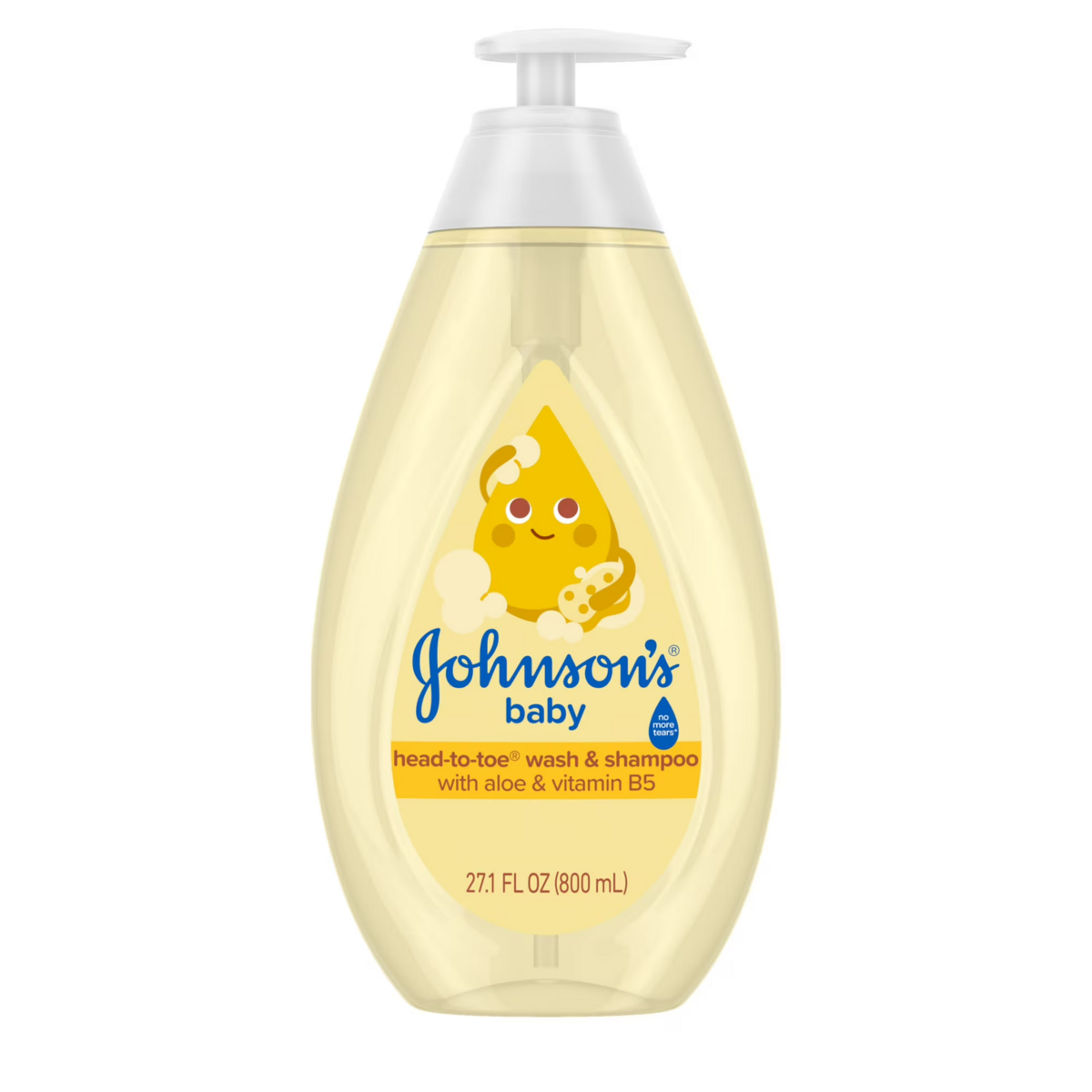Sữa Tắm Gội Cho Bé Johnson’s Head-To-Toe Tear-Free Baby Wash & Shampoo – Chai 800ml