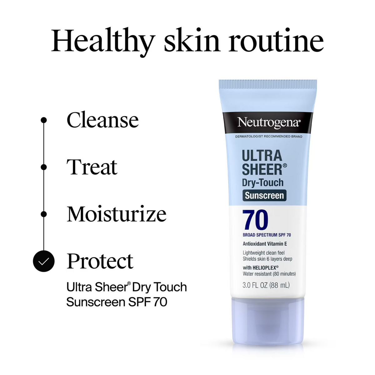 Kem Chống Nắng Neutrogena Ultra Sheer Dry-Touch Sunscreen Lotion SPF 70 – Set 3 Chai x 266ml