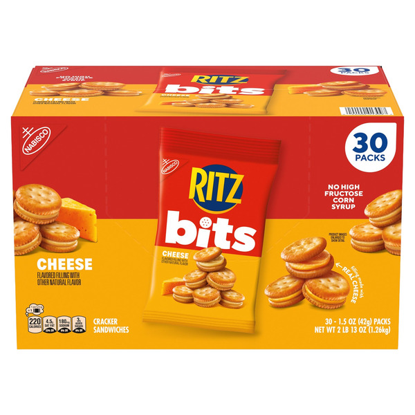 Bánh Quy Ritz Bits Kẹp Phô Mai 30 Gói