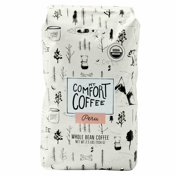 Mt. Comfort Organic Peru Coffee Whole Bean – 2.5 lb