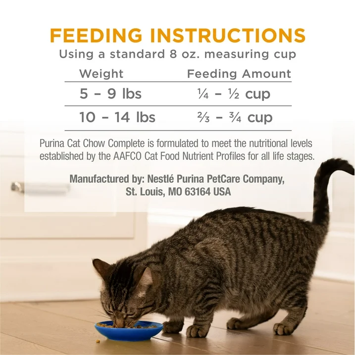 Thức Ăn Hạt Cho Mèo Purina Cat Chow Vị Gà – Túi 11.3kg