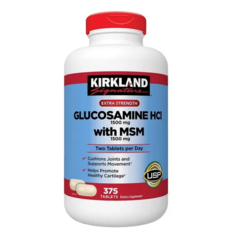 Viên Uống Hỗ Trợ Xương Khớp Kirkland Signature Glucosamine với MSM – Hộp 375 Viên
