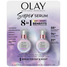 Serum Dưỡng Da Ngày & Đêm Olay Super Serum 8 in 1 Day & Night – Set 2 Chai x 0.845 Oz