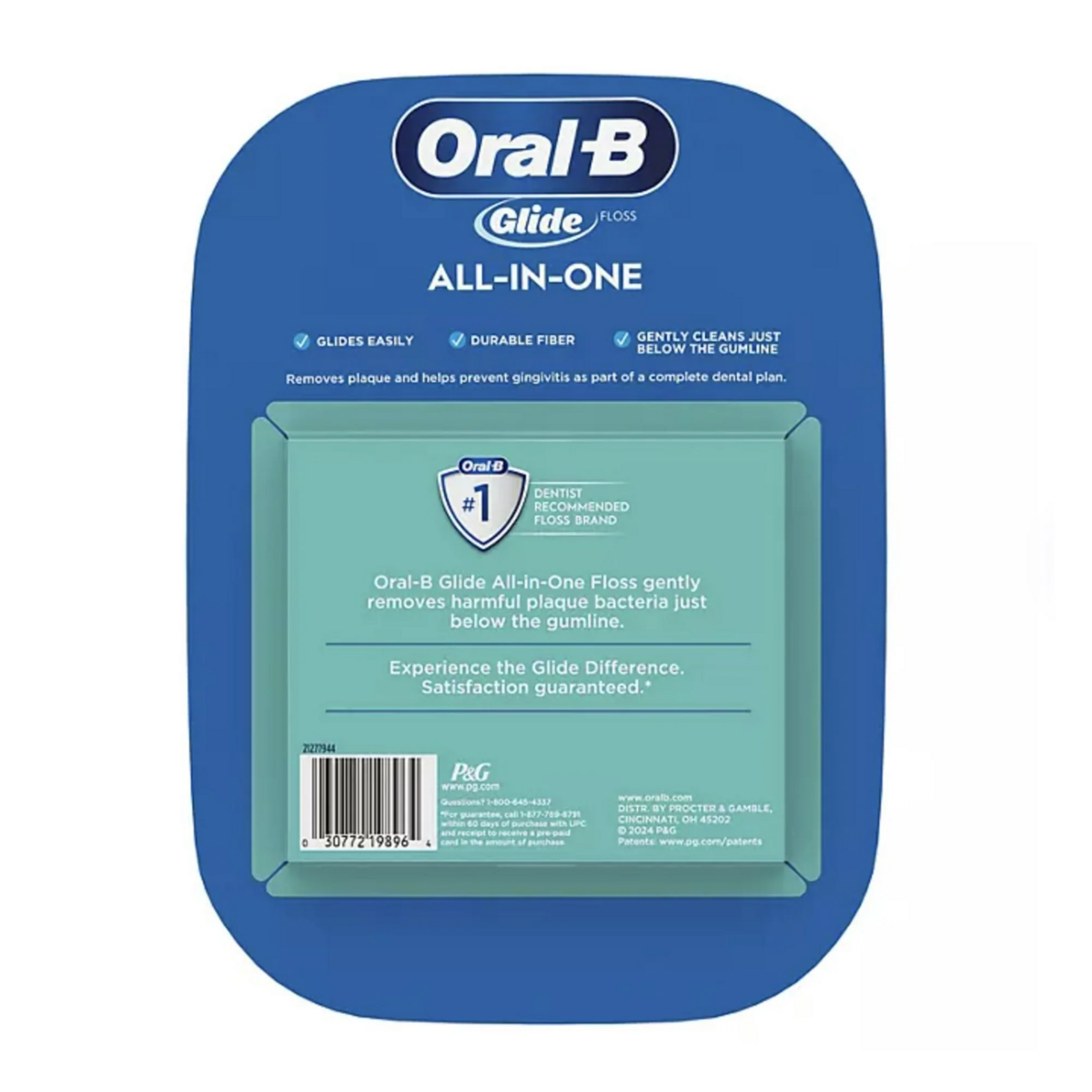 Chỉ Nha Khoa Oral-B Glide All-In-One Hương Bạc Hà - 6 Cuộn X 44m
