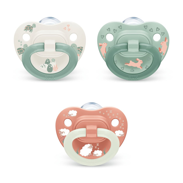 Núm Ti Giả Dành Cho Trẻ 0-6 Tháng NUK First Choice Classic Pacifier 0–6 Months – Set 3 Chiếc