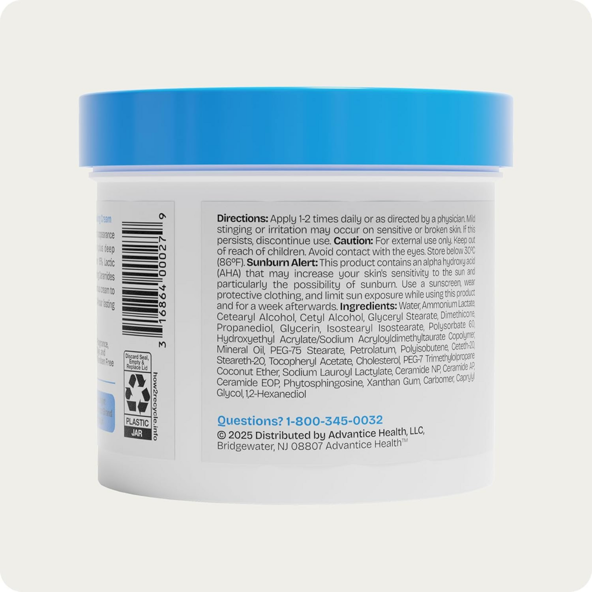 Kem Dưỡng Thể Cho Da Khô AmLactin Intensive Healing 15% Lactic Acid – Hũ 12 Oz