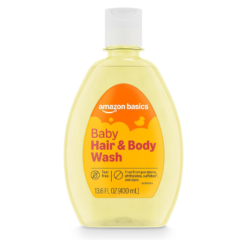 Sữa Tắm Gội Dịu Nhẹ Cho Bé Amazon Basics Tear-Free Baby Hair & Body Wash – Chai 13.6 Oz